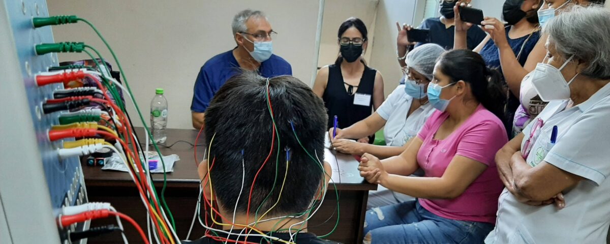 Dr Steve Coates, CEO of TeleEEG - Training Hospital Health Care Workers in Bolivia